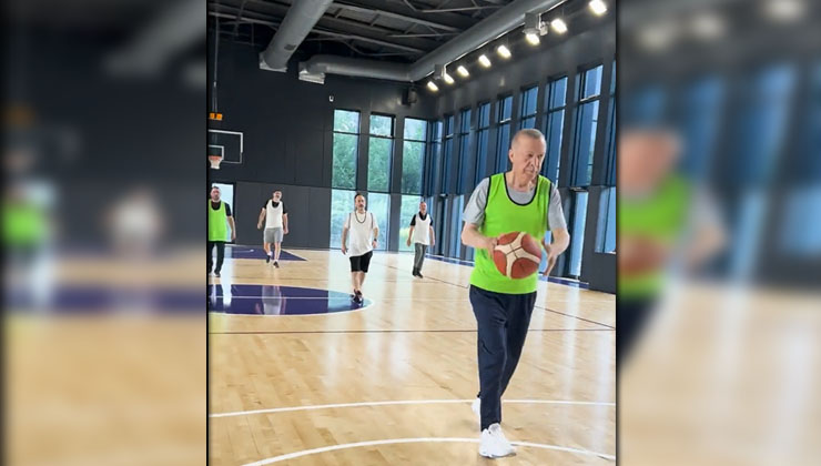 Milletvekili Mustafa Varank Cumhurbaşkanı Erdoğan’ın basketbol videosunu paylaştı!