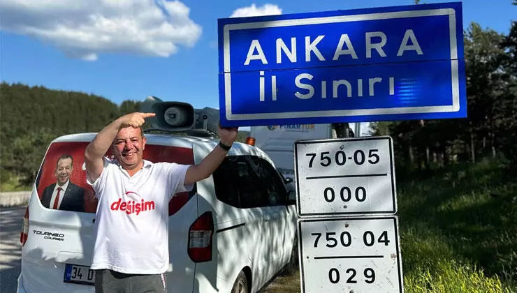 Bolu Belediye Başkanı Tanju Özcan Ankara’ya vardı!