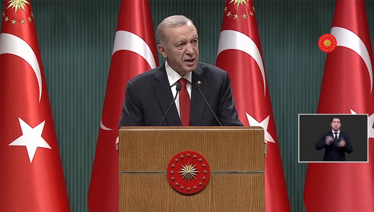 Cumhurbaşkanı Erdoğan Kabine Toplantısı sonrasında açıklamalarda bulundu