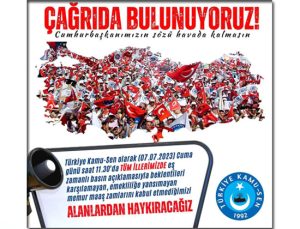 Türkiye Kamu-Sen memur maaşları ile ilgili basın açıklaması